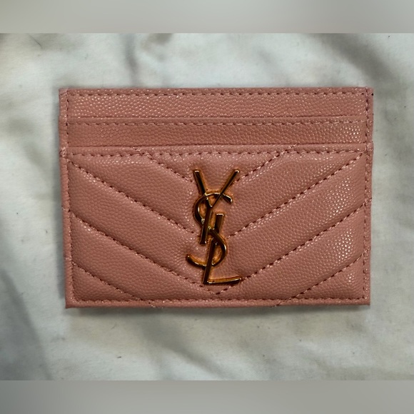 YSL Pink Card Case - Picture 4 of 6